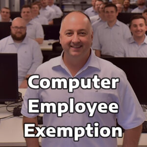 computer employee exemption