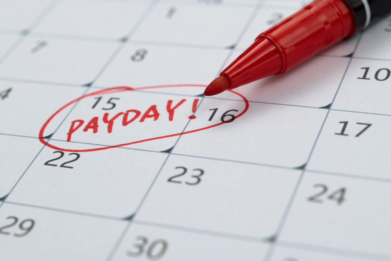 payday on calendar